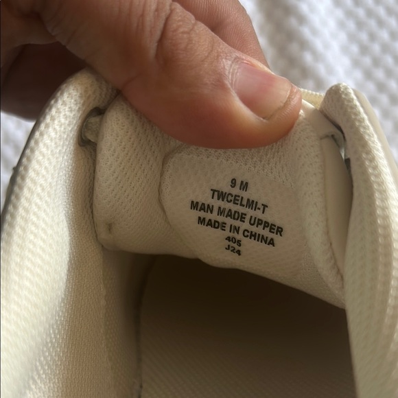 Chic Cream Lace-Up Sneakers - Picture 2 of 8